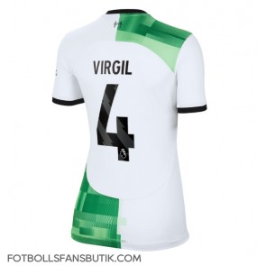 Liverpool Virgil van Dijk #4 Replika Bortatröja Damer 2023-24 Kortärmad